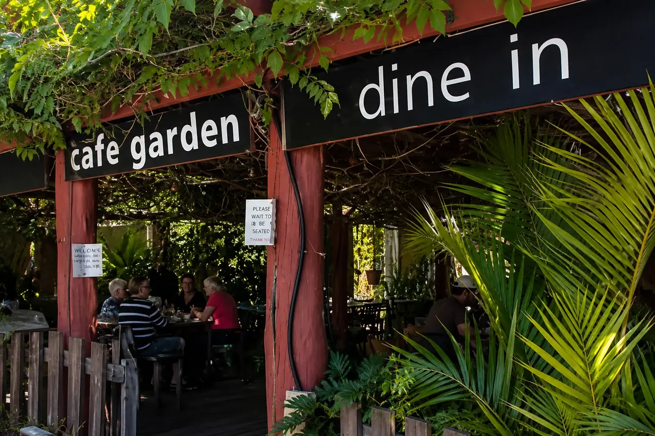 A cafe garden in Nannup
